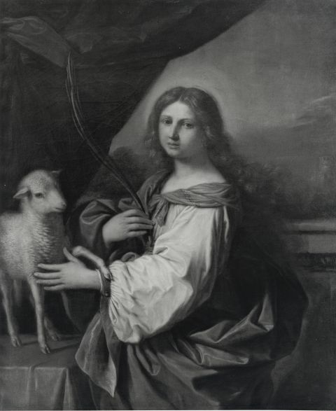 Liverani, Giorgio — Barbieri Giovan Francesco - sec. XVII - Sant'Agnese — insieme